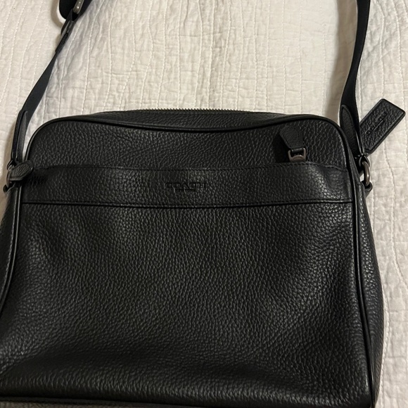 Coach Black Leather Bag NWOT
